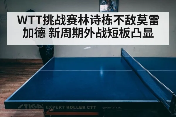 WTT挑战赛林诗栋不敌莫雷加德 新周期外战短板凸显